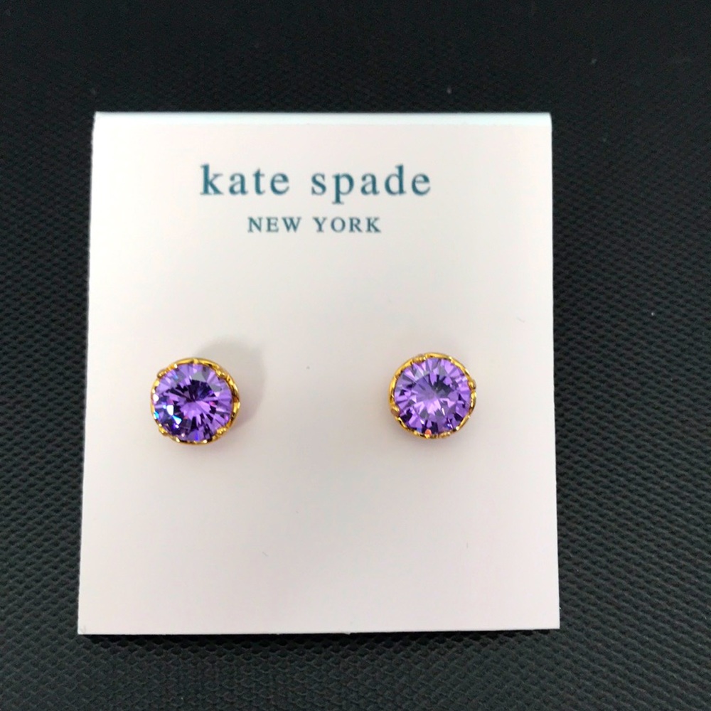 Kate Spade She has Spark Montana Stud Earrings New